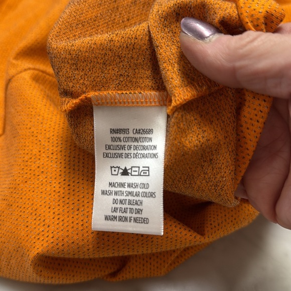 Robert Graham Men's Orange Knit Quarter Zip Long Sleeve Pullover Size Large - Picture 3 of 10